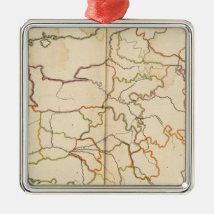 Ornement Métallique Contour de la France Reivers