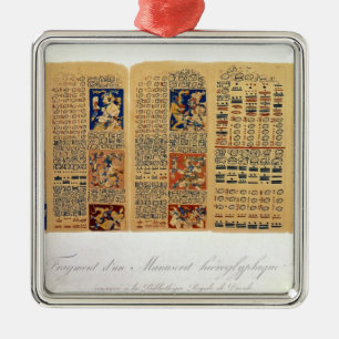 Ornement Métallique Copie d'un fragment du codex de Dresde