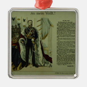 Ornement Métallique Copie d'une déclaration de Frederick III