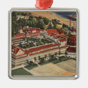 Ornement Métallique Coronado, CA - l'oeil de l'oiseau du del Coronado