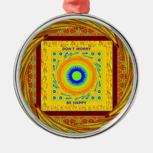 Ornement Métallique Couleur traditionnelle rouge or