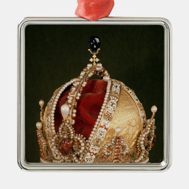 Ornement Métallique Couronne de couronnement de Rudolph II, c.1576 (Devant)