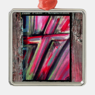 Ornement Métallique Croix curative