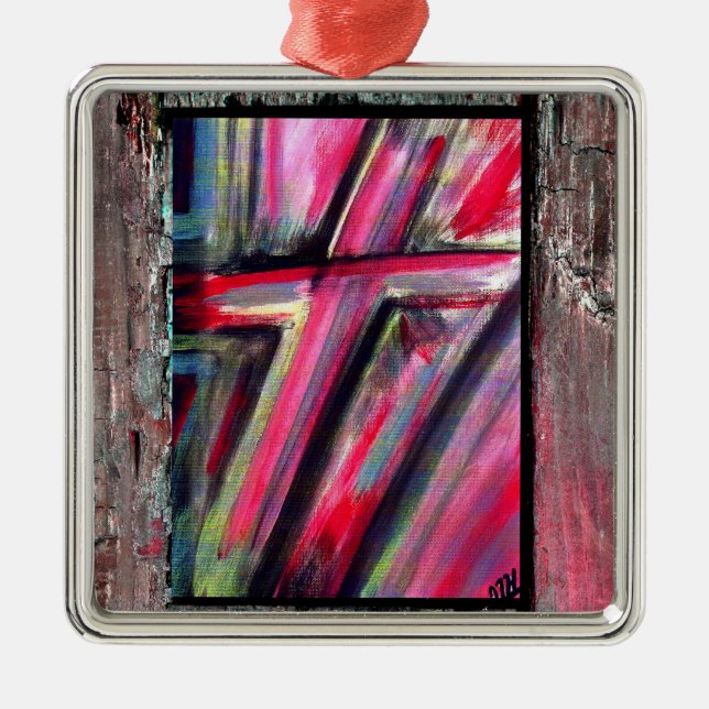 Ornement Métallique Croix curative (Devant)