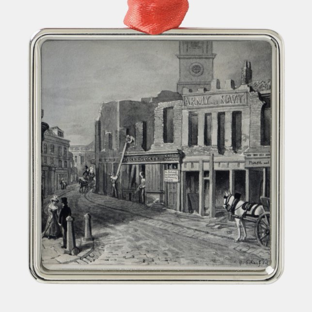 Ornement Métallique Croix de Charing, 1830 (Devant)