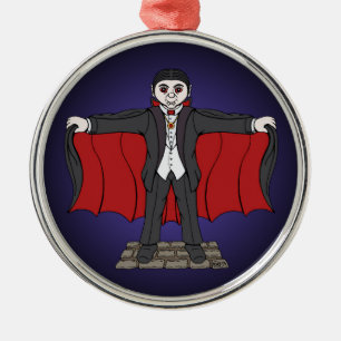 Ornement Métallique Cute Vampire/Dracula