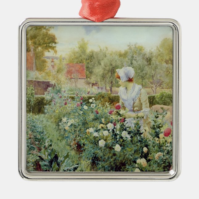 Ornement Métallique Dahlias, 1896 (Devant)