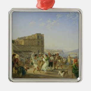 Ornement Métallique Danse italienne, Naples, 1836