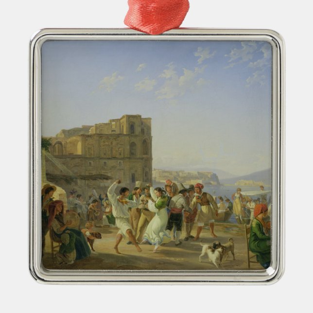 Ornement Métallique Danse italienne, Naples, 1836 (Devant)