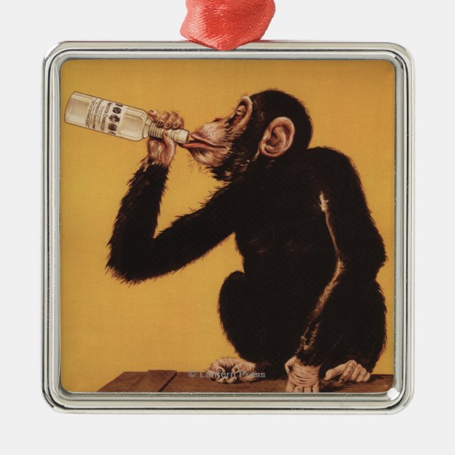 Ornement Métallique Dessert d'Anisetta Evangelisti Liquore DA (Devant)