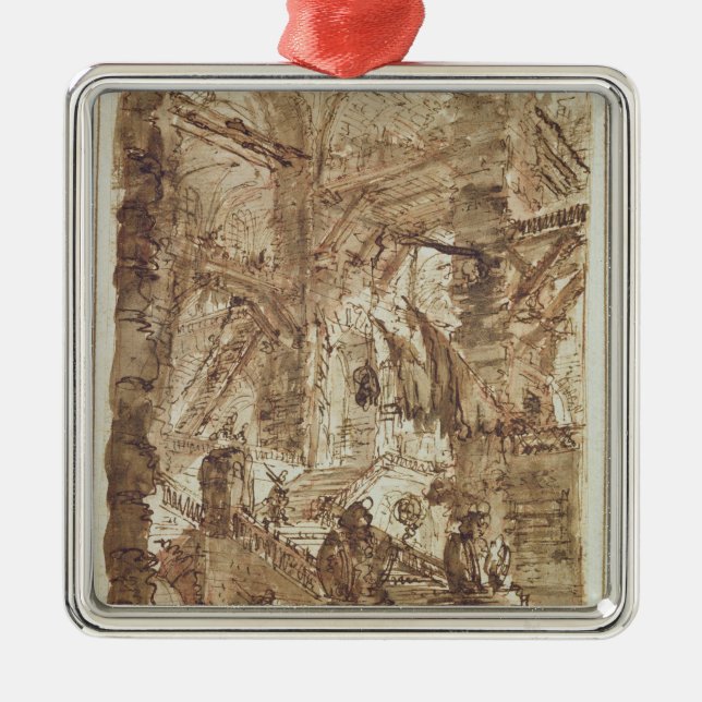 Ornement Métallique Dessin préparatoire pour le numéro de plaque VIII (Devant)