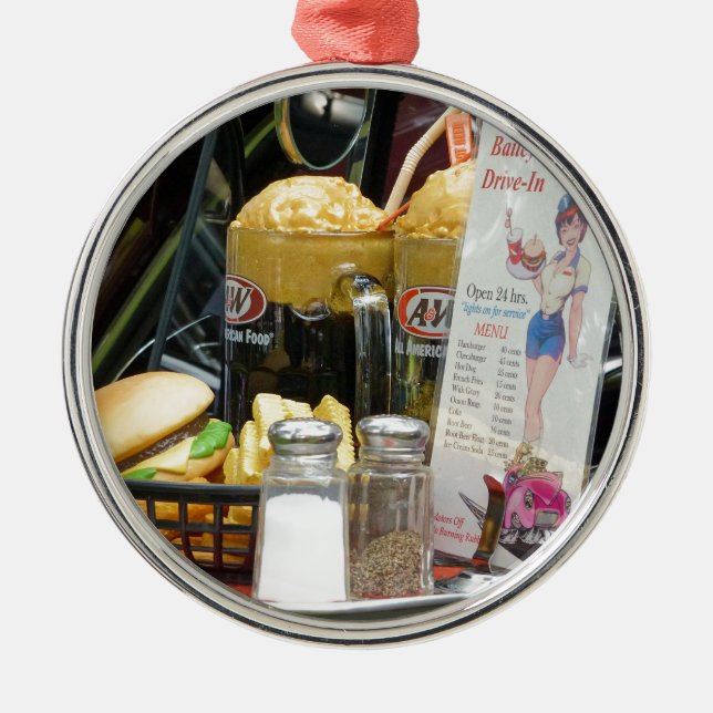 Ornement Métallique Dîner Fin (Devant)