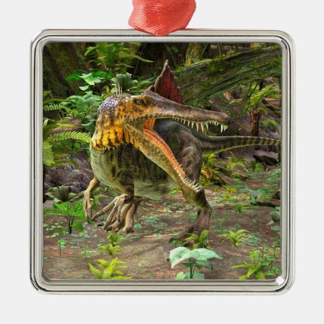Ornement Métallique Dinosaure Spinosaurus (Devant)