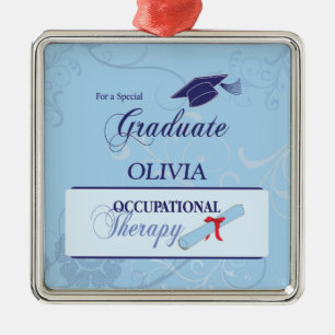 Ornement Métallique Diplômés, Cadeaux Carrés