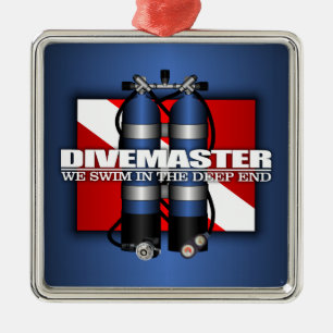Ornement Métallique Divemaster (Réservoirs de plongée)