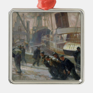 Ornement Métallique Dockers de Liverpool chez Dawn, 1903