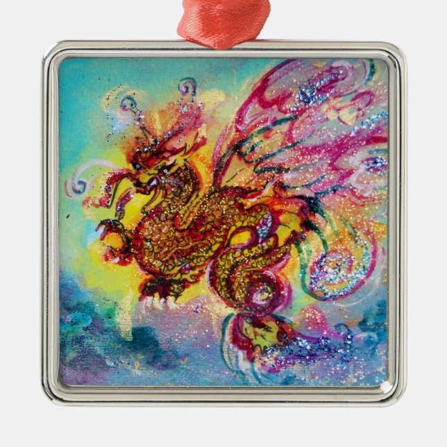 ORNEMENT MÉTALLIQUE DRAGON DE MER (Devant)