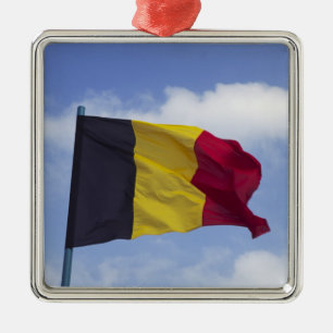 Ornement Métallique drapeau belge RF)