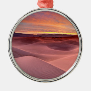 Ornement Métallique Dunes de sable rose, Vallée de la Mort, CA