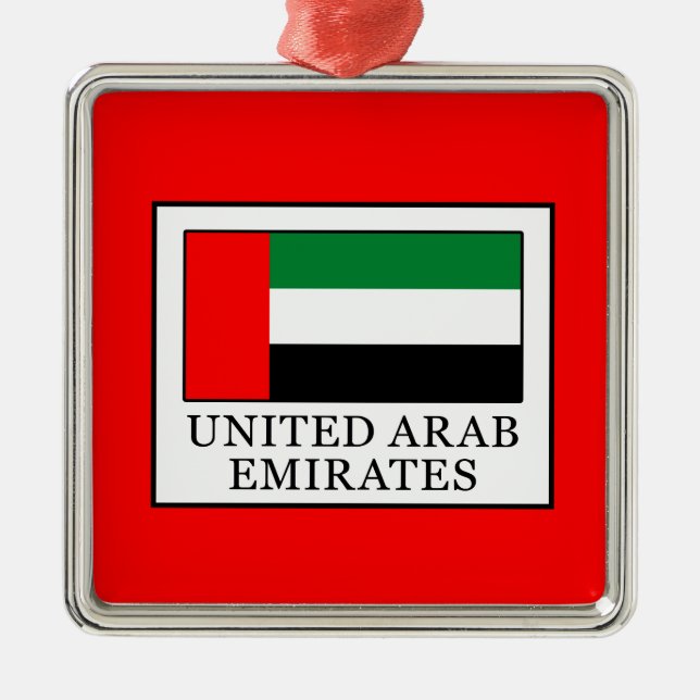 Ornement Métallique Émirats arabes unis (Devant)