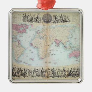 Ornement Métallique Empire Britannique dans le monde entier