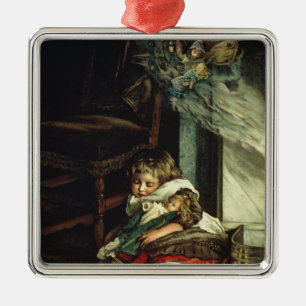 Ornement Métallique Enfants rêvant des jouets