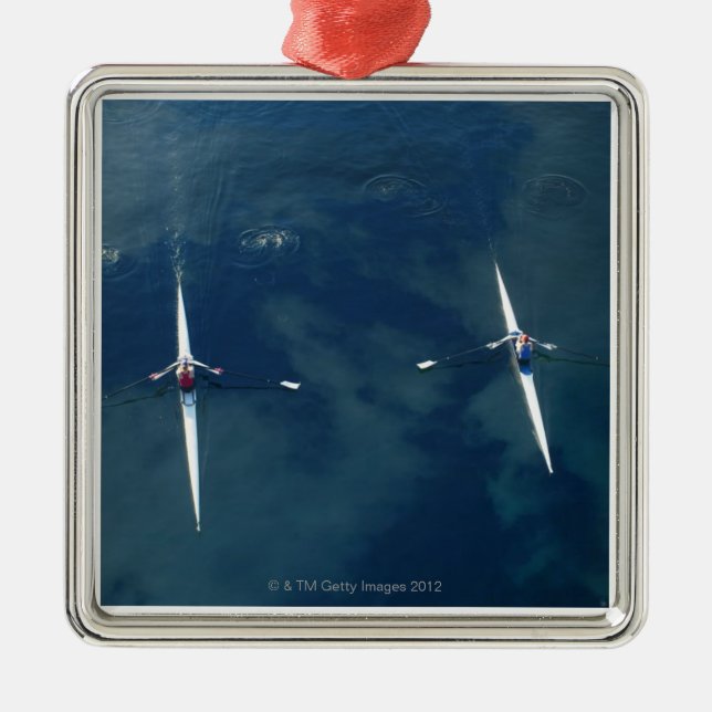 Ornement Métallique Équipe d'aviron (Devant)