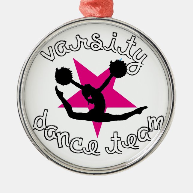 Ornement Métallique Équipe de danse de Pom (Devant)