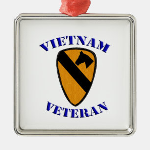 Ornement Métallique ęr Vétéran de Cav Vietnam