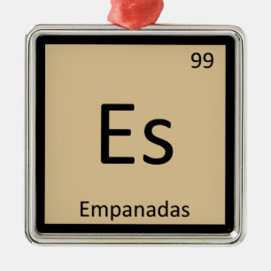 Ornement Métallique Es - Empanadas Apéritif Chimie Tableau Périodique