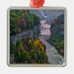Ornement Métallique États-Unis, New York, Letchworth State Park. Riviè
