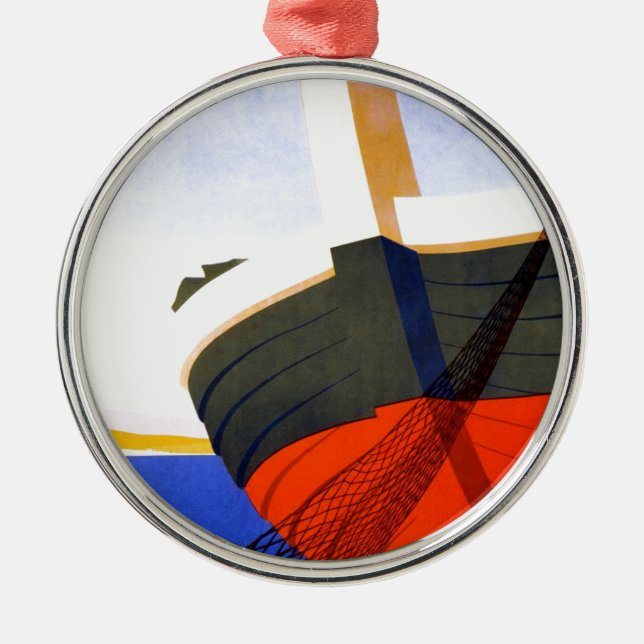 Ornement Métallique Été en Italie Vintage voyage (Devant)