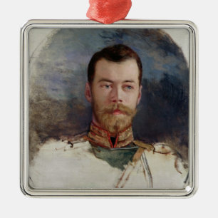 Ornement Métallique Étudiez pour un portrait de tsar Nicholas II 1898
