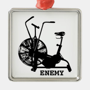 Ornement Métallique Exercice amusant Fitness Air Bike Ennemi