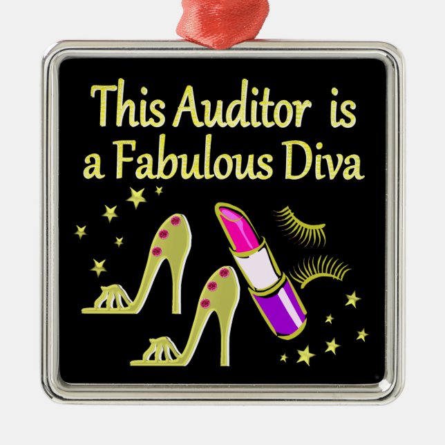 ORNEMENT MÉTALLIQUE FABULEUX ATTORNEY DIVA DESIGN (Devant)