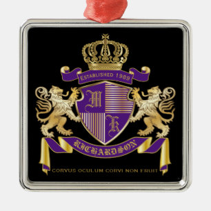 Ornement Métallique Faites votre propre manteau de l'emblème de