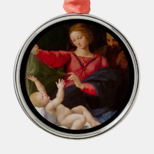 Ornement Métallique Famille sainte Madonna de Loreto