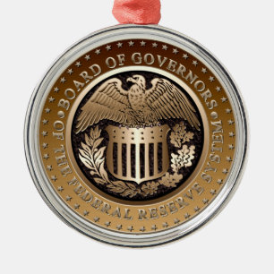 Ornement Métallique Federal Reserve