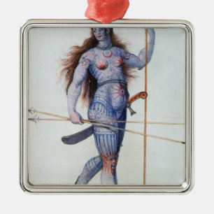 Ornement Métallique Femme Pictish