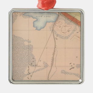 Ornement Métallique Feuille détaillée XIII de géologie