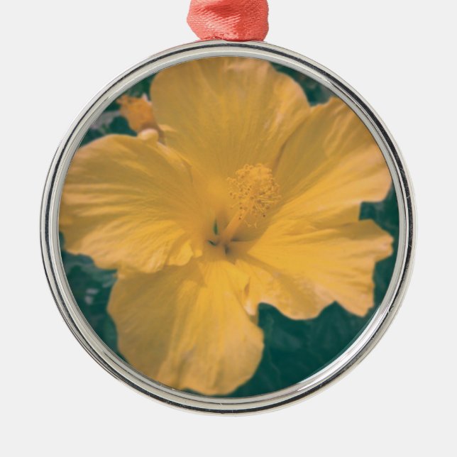Ornement Métallique Fleur tropicale (Devant)