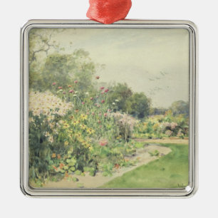 Ornement Métallique Fleurs d'octobre