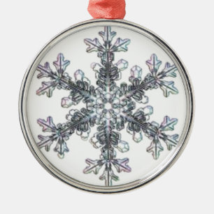 Ornement Métallique Flocon de neige