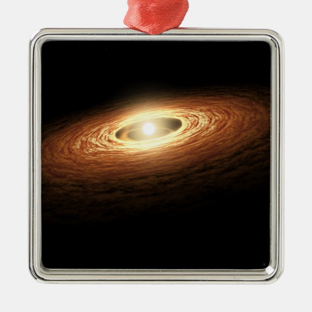 Ornement Métallique Formation de cristal de silicone (Devant)