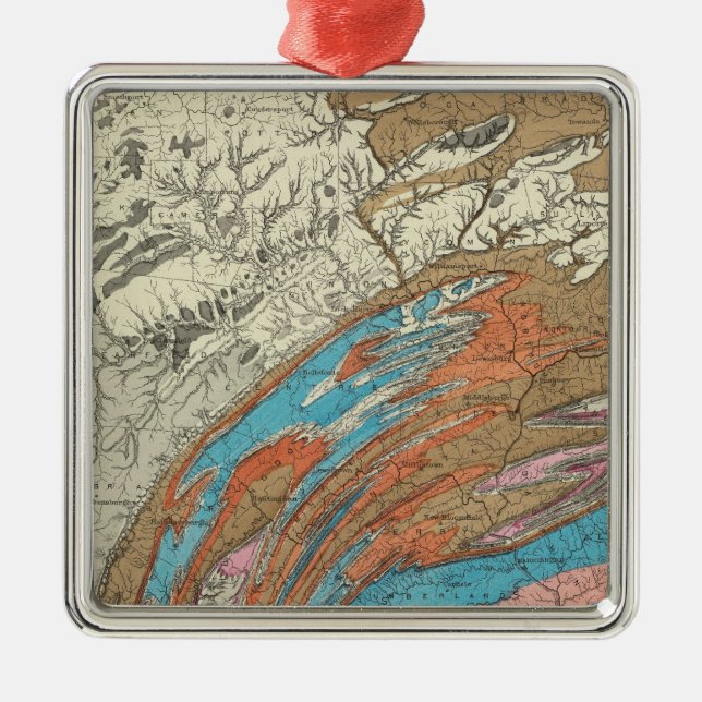 Ornement Métallique Formations géologiques de Penn (Devant)