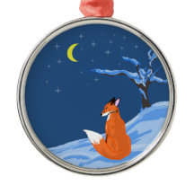 Fox de nuit d'hiver