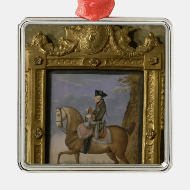 Ornement Métallique Frederick II à cheval (Devant)