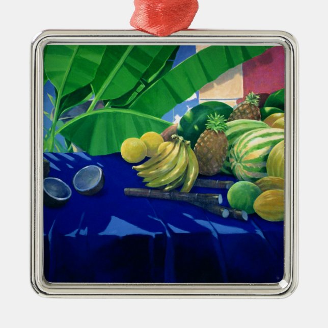 Ornement Métallique Fruit tropical (Devant)