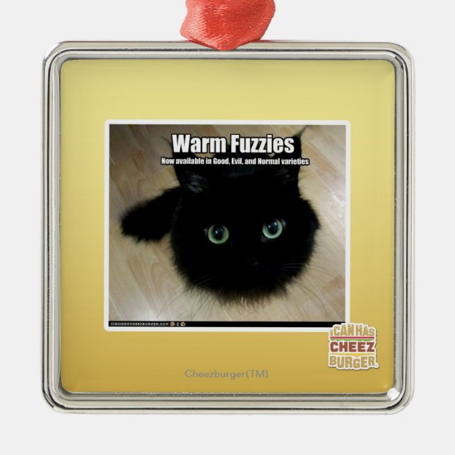 Ornement Métallique Fuzzies chaud (Devant)