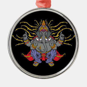 Ornement Métallique Ganesha